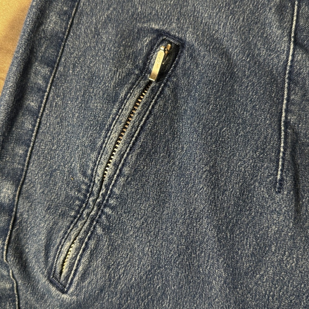 Vintage Vanilia Denim Jeans Womens 30" Waist High Rise Straight Leg Zip Pockets - Picture 5 of 16